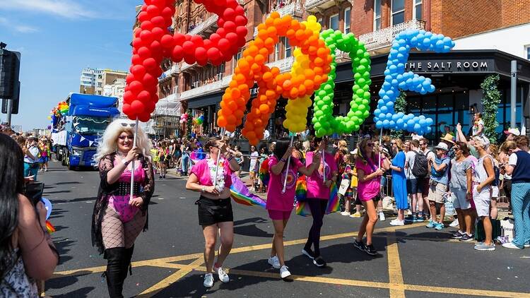 Pride in Brighton, England