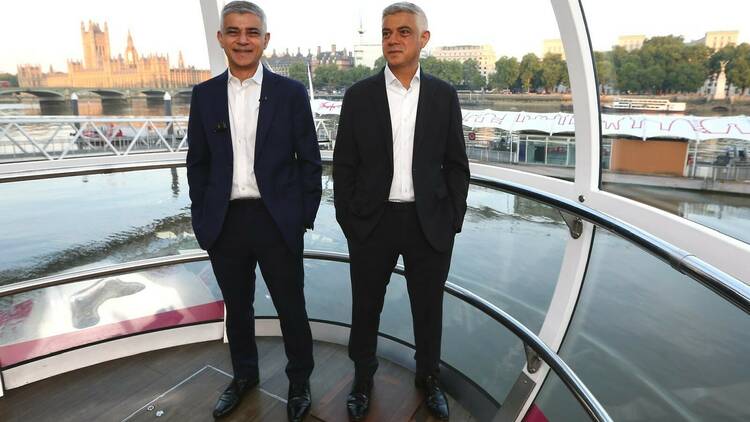 Sadiq Khan waxwork on Madame Tussauds