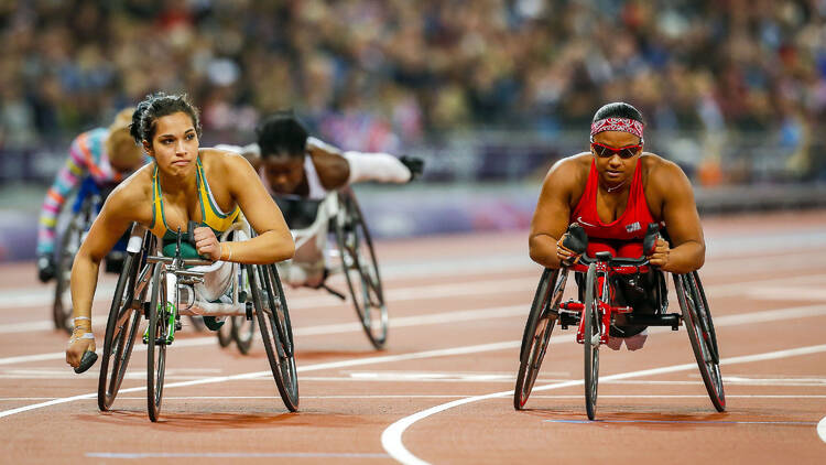 Wheelchair sprinters at Paralympics