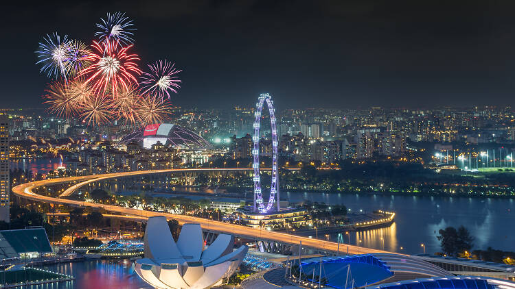 Singapore fireworks