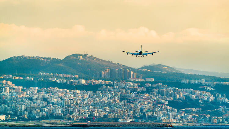 Aeroplane over Beirut, Lebanon