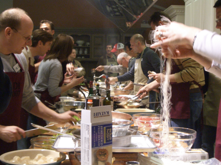 A cooking class