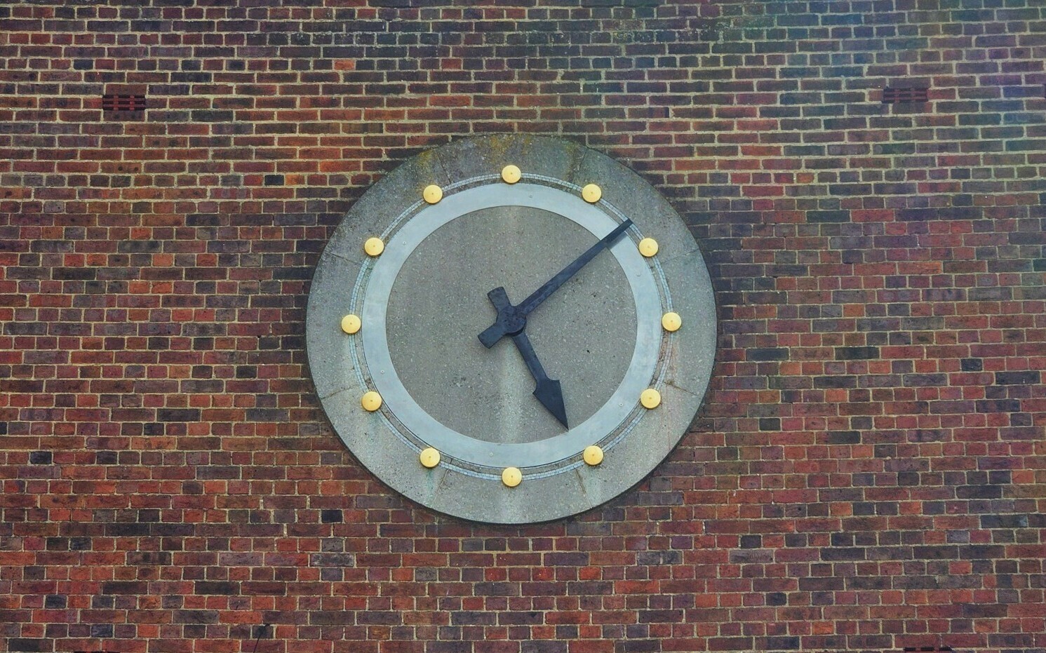 This historic art deco clock on the Piccadilly line has been restored to its former glory