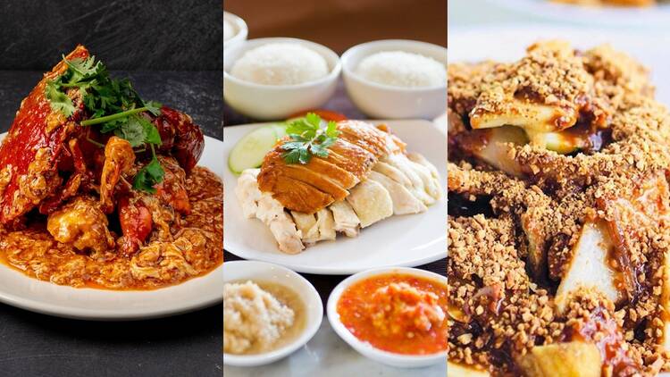 New Ubin Seafood, Loy Kee Chicken Rice, Soon Heng Rojak