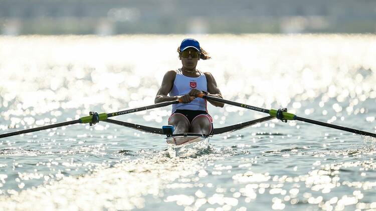 Rowing: Singapore's first Olympic rower Saiyidah Aisyah Rafa’ee finishes second in her Semi-Final E/F 1 race