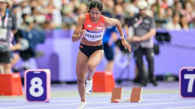 Athletics: Shanti Pereira progressed to Women’s 200m semi finals, but finishes last in repechage heat