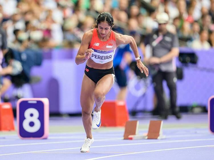 Athletics: Shanti Pereira progressed to Women’s 200m semi finals, but finishes last in repechage heat