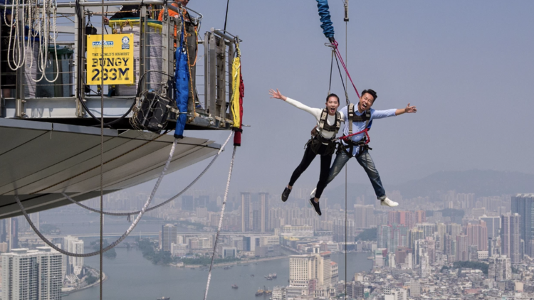 Bungee jump at Skypark by AJ Hackett  