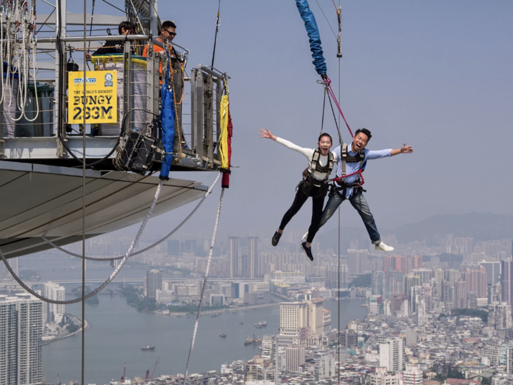 Bungee jump at Skypark by AJ Hackett  