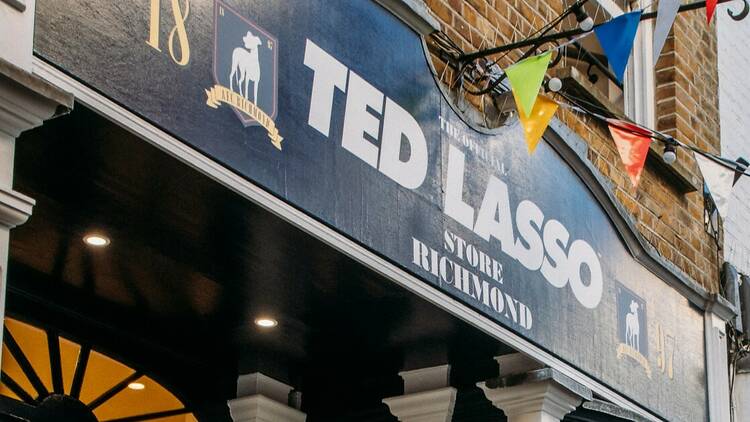 Ted Lasso store in Richmond, west London