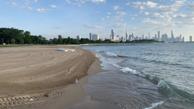 Margaret T. Burroughs Beach in Chicago