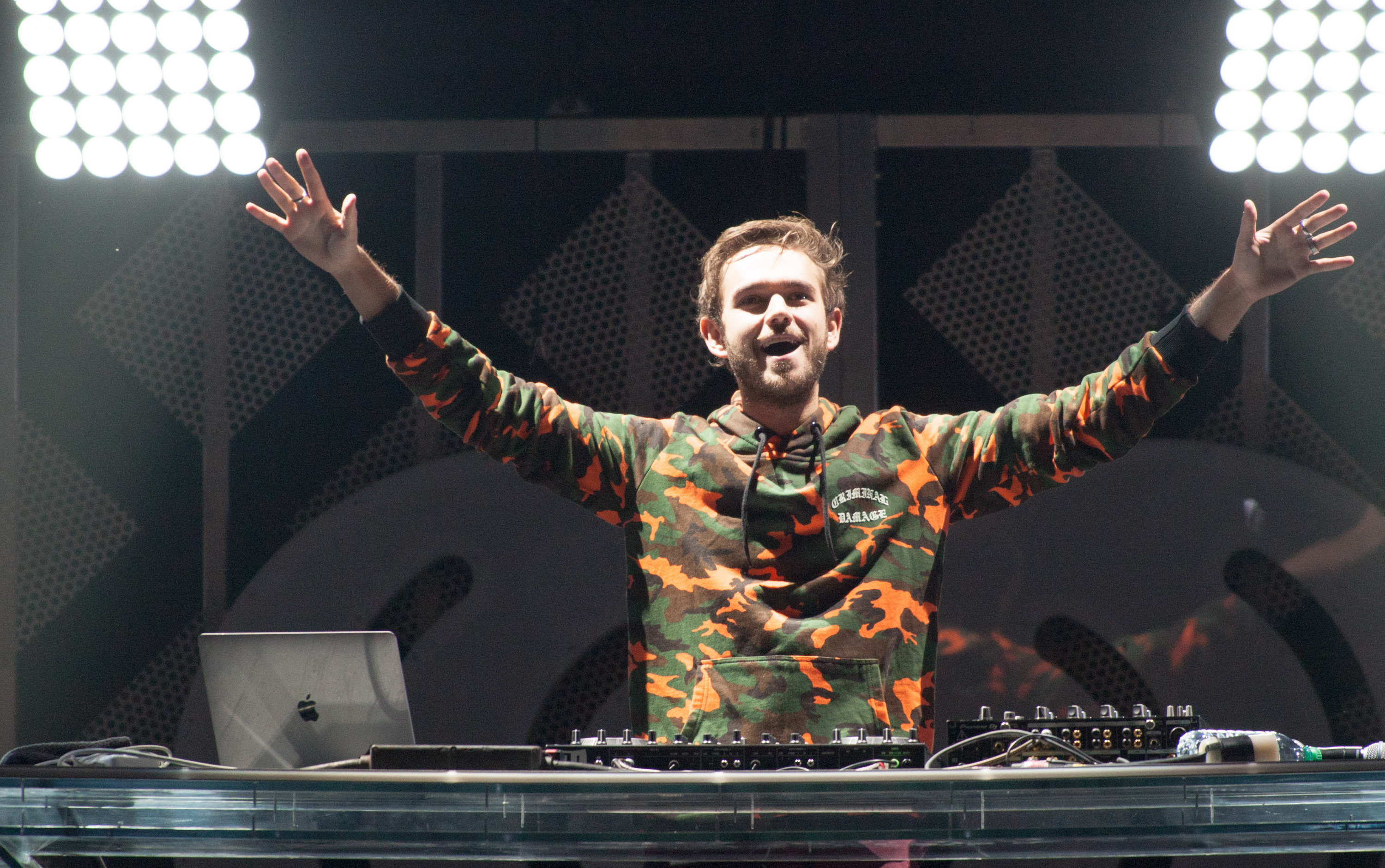 Zedd is performing a free secret concert inside a NYC bodega