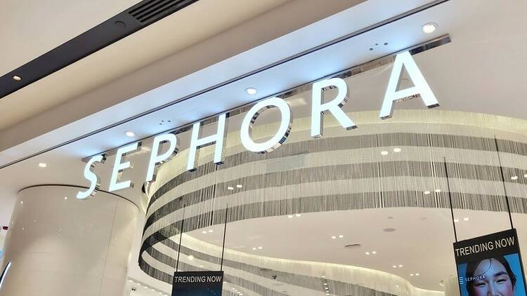 Sephora shop outlet in a shopping centre