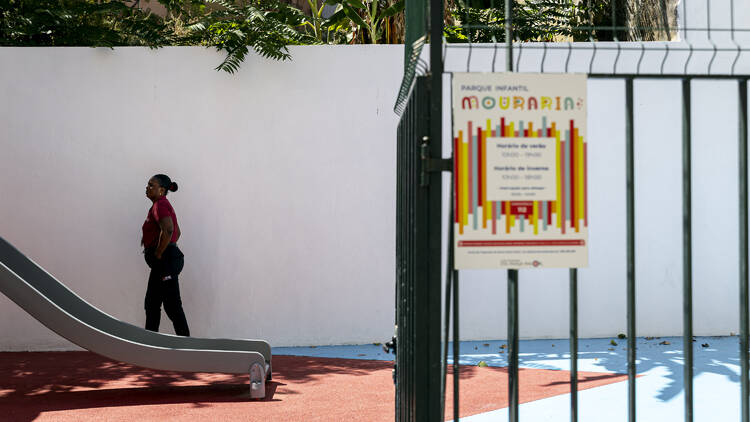 Parque Infantil da Mouraria, na Rua do Capelão