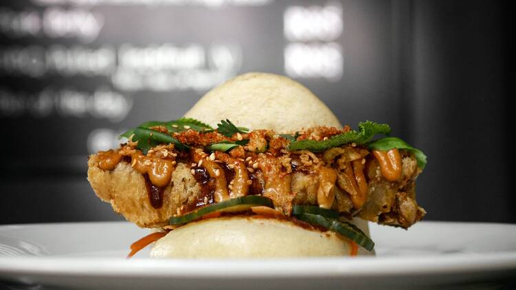 Flaming Chicken Bao