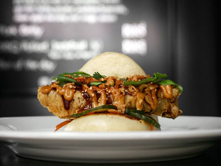 Flaming Chicken Bao