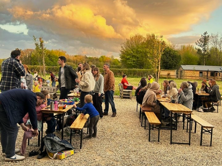 Sip on a locally-brewed pint at Cotswold Lakes Brew Co.