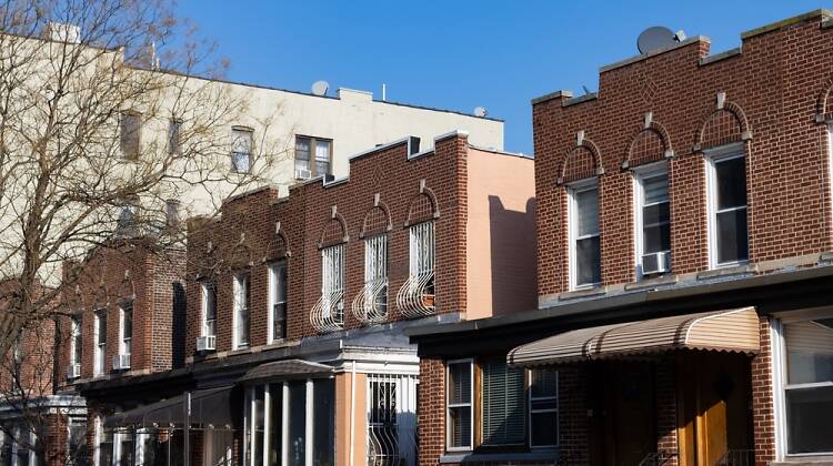 Row houses in Astoria, Queens