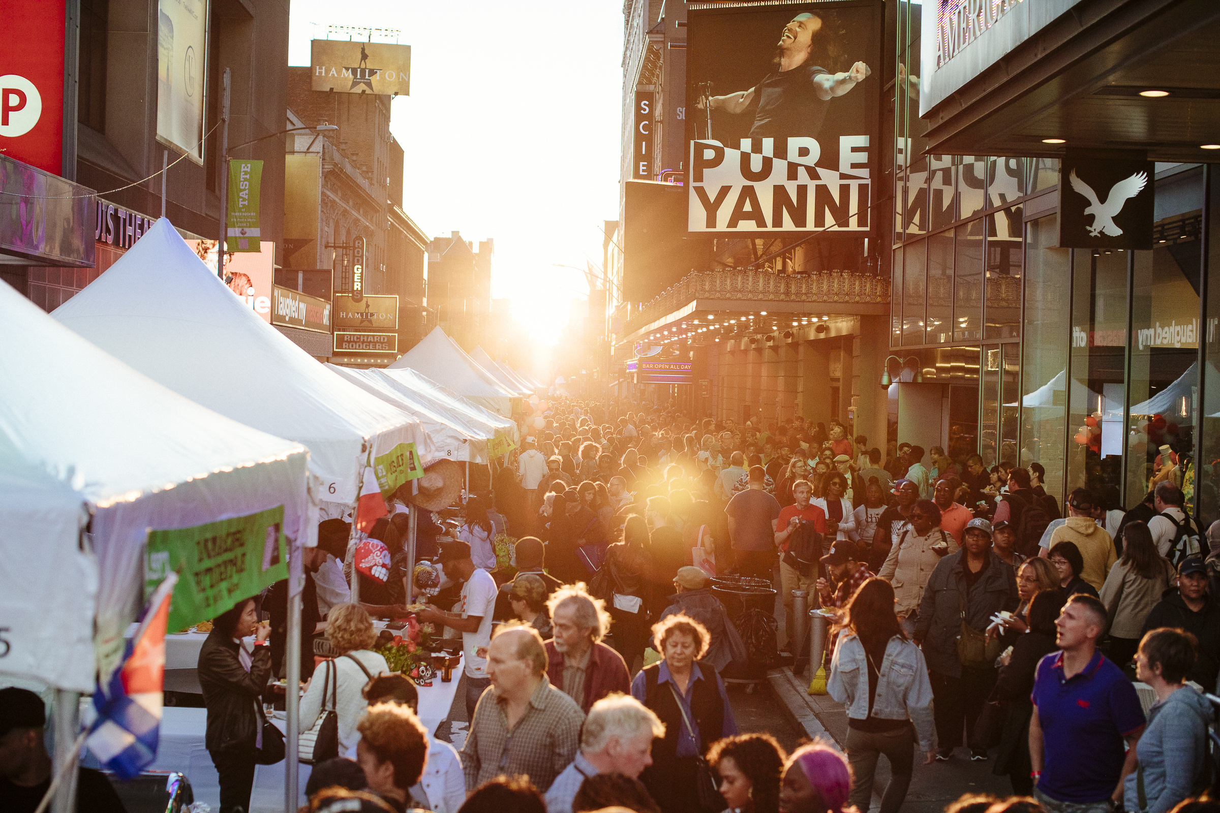 The major food fest Taste of Times Square is back for the first time since 2019