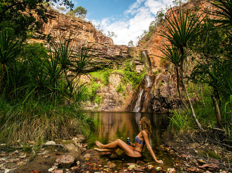 Swim in seclusion at Tjaynera Falls