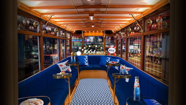 1664 brut speakeasy tram