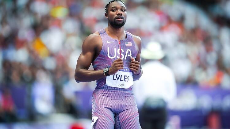 Noah Lyles, Men's 100m gold medal winner