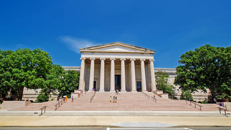 The National Gallery of Art on the National Mall