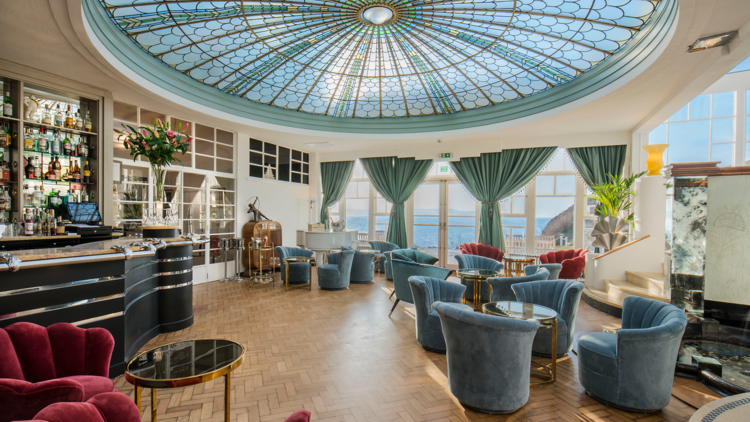 An art deco bar (Photograph: Burgh Island )