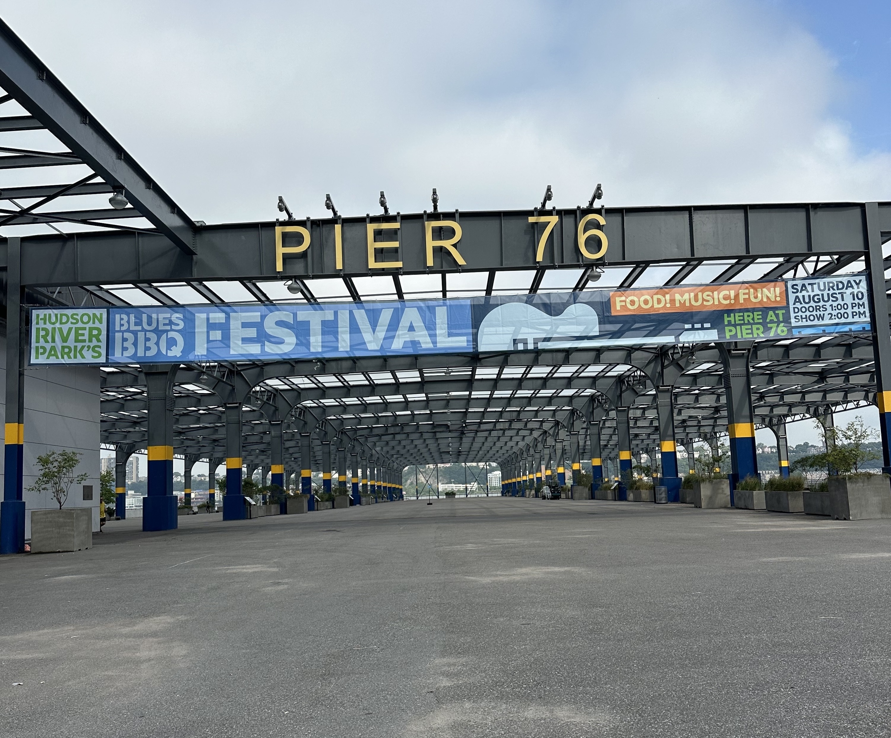 Pier 76 in Manhattan.