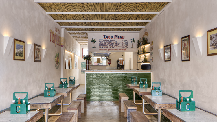 Inside of tacqueria