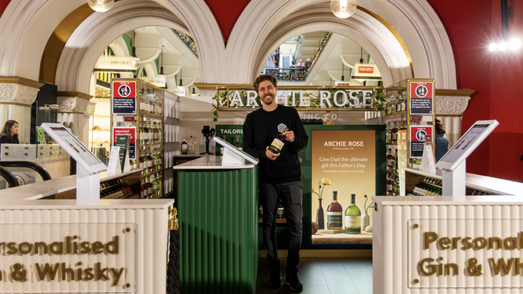 A gin & whisky pop up shop 