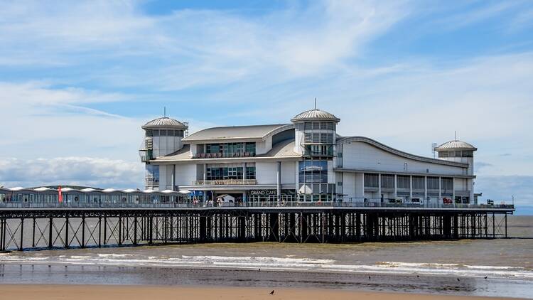 Weston-super-Mare pier in England