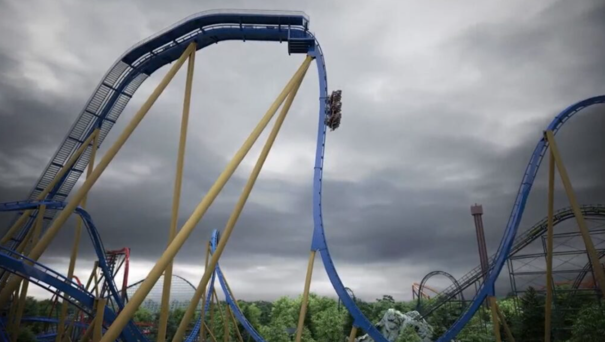 A new, terrifying roller coaster will premiere at Six Flags Great America in Chicago in 2025