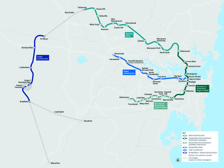 Sydney Metro map: Where does Sydney's new super-fast train line go?