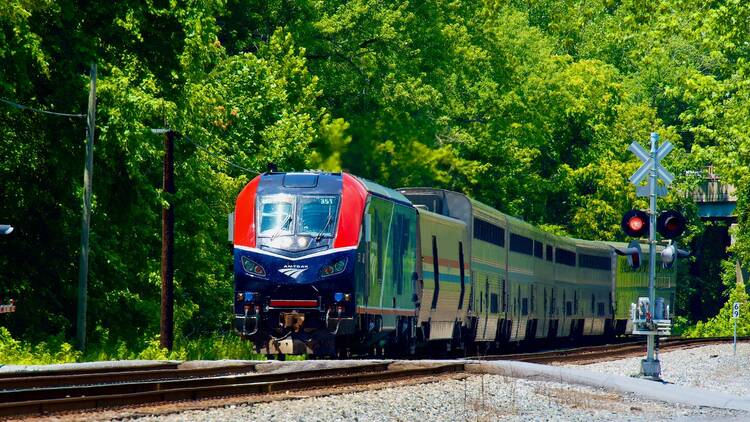 Amtrak train