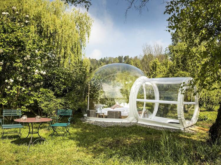 Himmelbett Bubble-Hotel