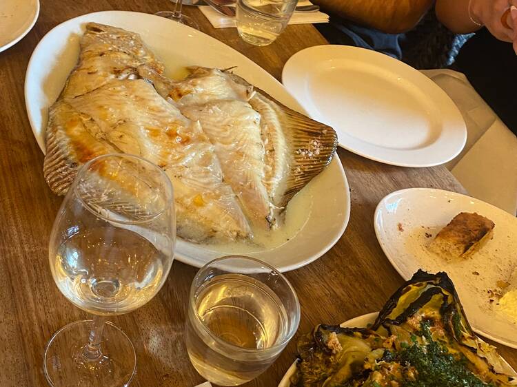 Order the turbot at Brat x Climpson’s Arch