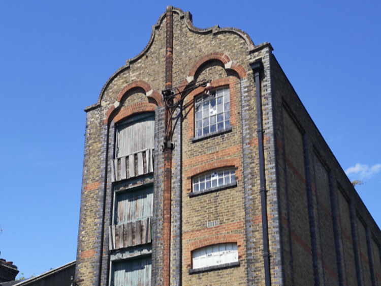 This derelict east London warehouse is being turned into an arts centre