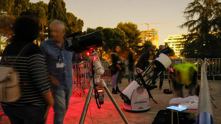 Jornada de observación Planetario de Madrid