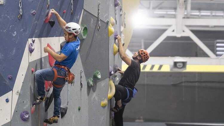 Escalada: la fuerza y la destreza siempre arriba