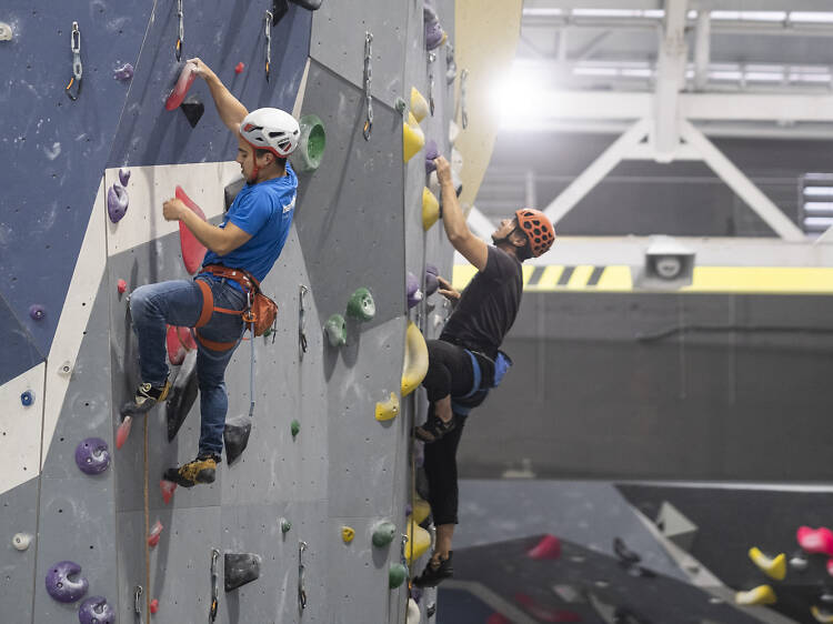 Escalada: la fuerza y la destreza siempre arriba