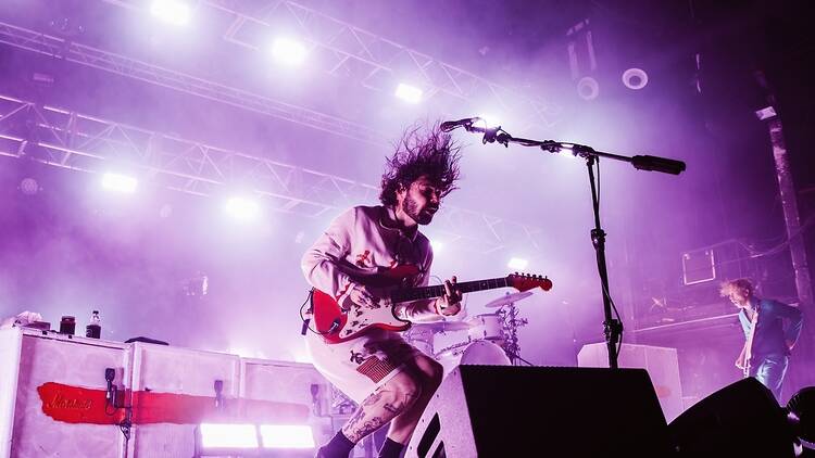 Rock band Biffy Clyro performing at Razzmatazz in Barcelona