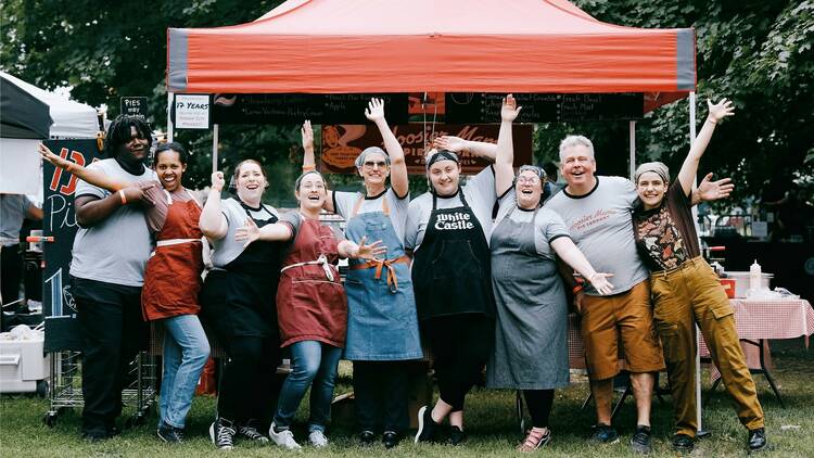 Chefs posing for a photo