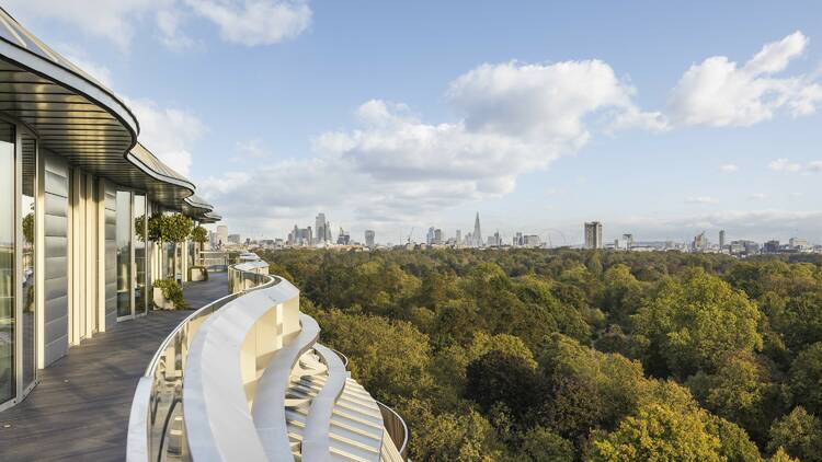 Picture of the penthouse view at Park Modern