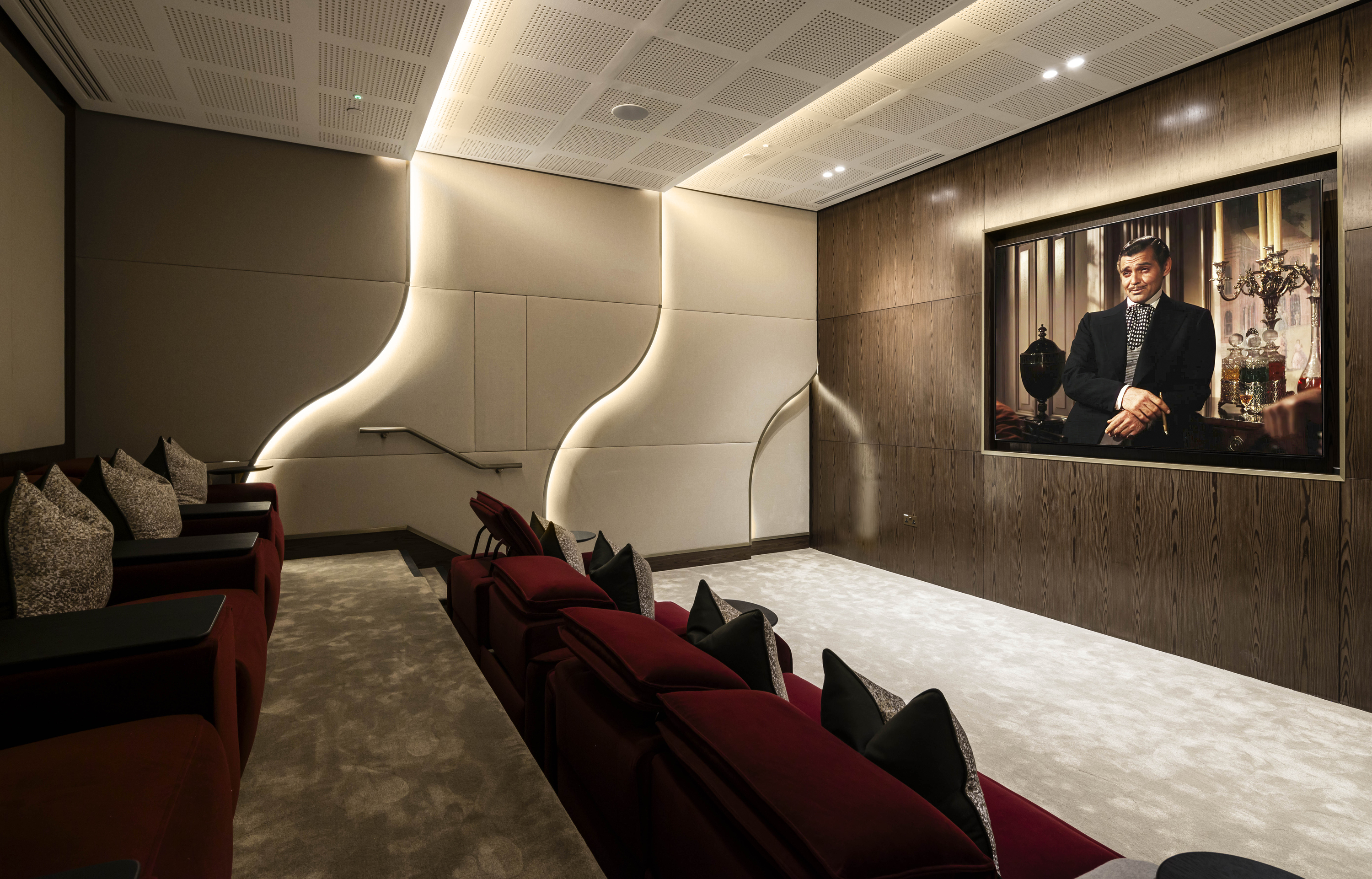 Image of the private cinema at Park Modern