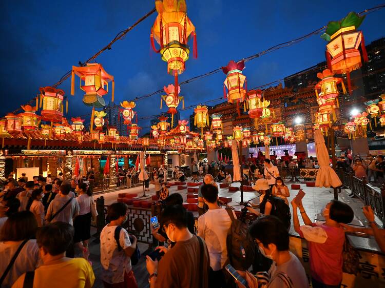 Mid-Autumn Festival, Wong Tai Sin temple