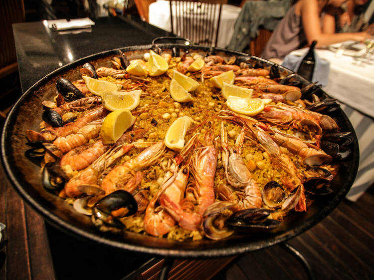 Paella Cooking Experience & Boqueria Market Tour