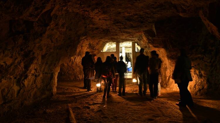 Go underground at Chislehurst Caves