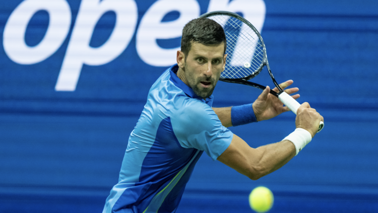 Novak Djokovic at the U.S. Open