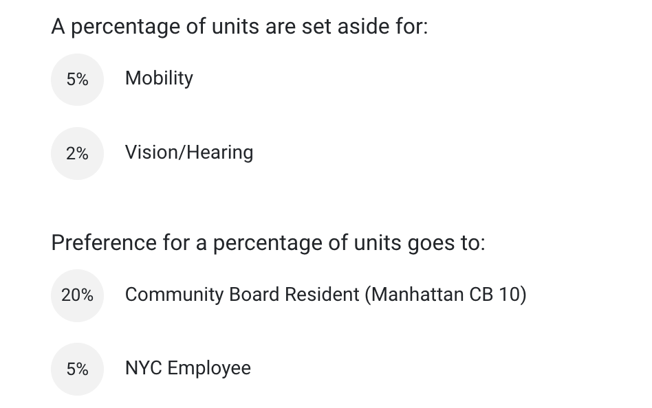 Affordable housing priority percentages - marcus garvey apartments